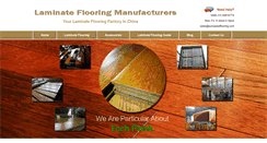 Desktop Screenshot of laminateflooringmanufacturers.com